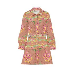 Paul & Joe Floral Maxi Dress 100% Linen Size S (IT 36) NWT Made in France